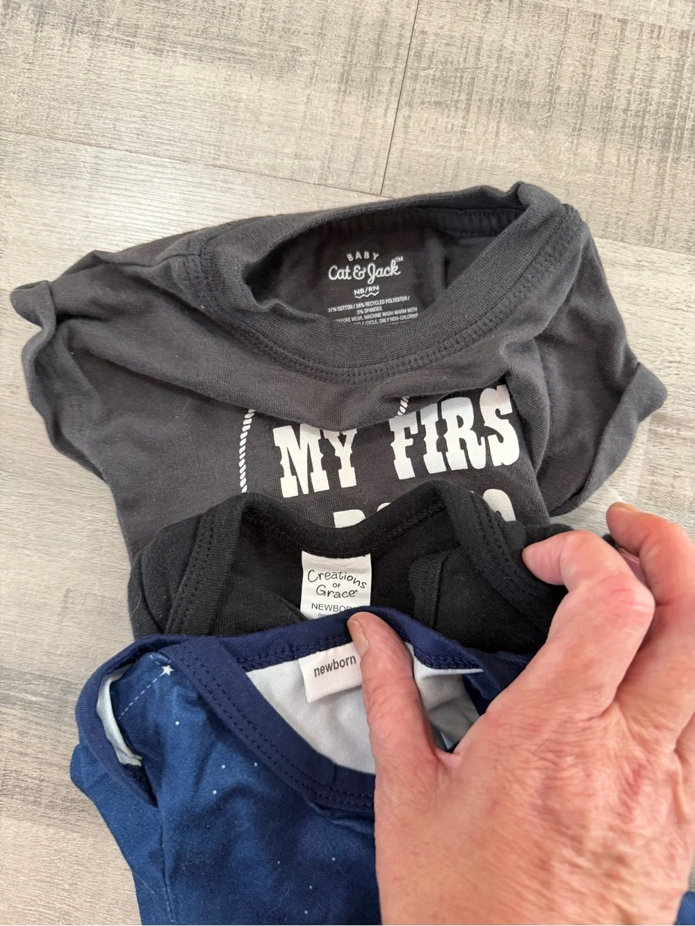 10 Pc Newborn Baby Boy Clothing Lot Gerber Carter’s Onesies Outfit Sleep Sack